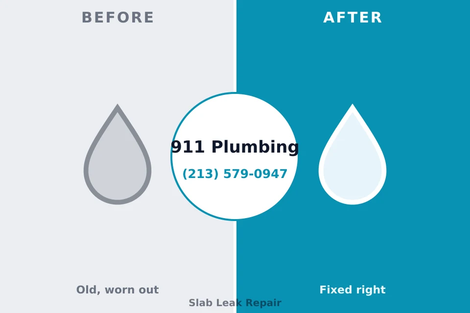 Before and after: plumbing repair Watervliet, MI